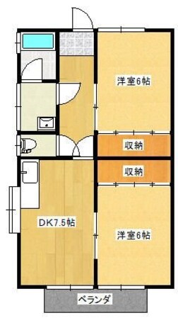 コーポ野田の物件間取画像